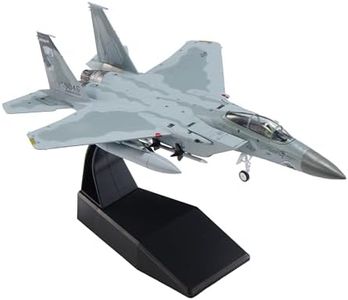 Eairsoky 1:100 Scale F-15C Eagle Die cast Model Air Superiority Fighter USAF Tactical Metal Aircraft Models for Collection or Gift 9046