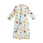 Fyzeg Baby Sleep Sack 2.5 Tog Wearable Blanket Winter Toddlers Sleeping Bag,Cotton Unisex Baby Sleepsack Birth to 4 Years Old (24-48 Month, Little Bear)