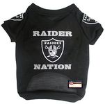 NFL Oakland Raiders Jersey for PETS. - OAKLAND RAIDERS RAGLAN JERSEY"Raider Nation" - X-Large. CUTEST FOOTBALL JERSEY for DOGS & CATS