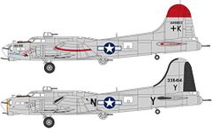 Airfix Model Set - A08017B Boeing B17G Flying Fortress Model Building Kit - Plastic Model Plane Kits for Adults & Children 8+, Set Includes Sprues & Decals - 1:72 Scale Model
