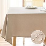 AUSSPVOCT Textured Linen Tablecloth