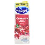 Ocean Spray Cranberry Classic Juice Drink, 4 x 1L