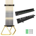 MoyanSuper Pool Cue Rack Wall Mounted Rack Billiard Cue Wall Rack Cue Rest Cue Stick Holder for Pool Cue Set