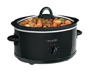 Crock-Pot Manual 7 Qt Oval Slow Cooker, Black