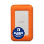 LaCie Rugged USB-C 5TB, Draagbare Externe Harde Schijf, PC Mac iPad & iPhone, Data Rescue Service (STFR5000800)