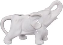 Home Essentials & Beyond 73629 11,4 cm Brights Elephant Creamer, 170 ml, Weiß