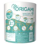 Origami 2 Ply Kitchen Tissue Paper Roll - Pack of 1 (300 Sheets)