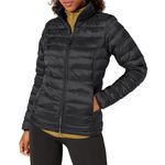 Amazon Essentials Women's Lightweight Water-Resistant Packable Puffer Jacket, Black, X-Small