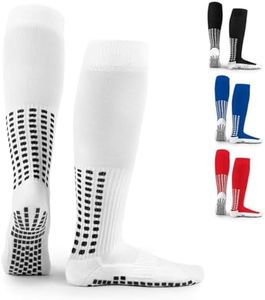 Lux Calcetines Deportivos Antideslizantes, con Almohadillas de Goma, para Jugar al fútbol, Baloncesto, Hacer Senderismo, Correr