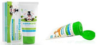 Mamaearth Milky Soft Natural Baby Face Cream for Babies 60mL & Mineral Based Sunscreen for Babies, White, 50ml