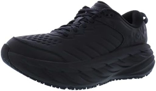 HOKA ONE ONE Women's Bondi Sr Sneaker, Black/Black, 7 Wide