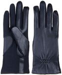 Isotoner Womens Stretch Leather Glove - Fleece