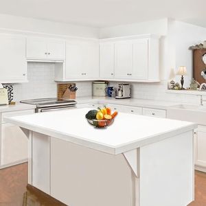 Large Silicone Mat, 48"x32"(120cmx80cm) Silicone Mats for Kitchen Counter, Non-Slip Heat Resistant Mat, Kitchen Counter Mat, Waterproof Countertop Protector for Craft, Semitransparent