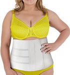 Abdominal Binder Post Surgery Tummy Tuck | Postpartum Belly Band Wrap | Post C Section Belly Binder | Stomach Compression Hernia Belt For Women & Men Waist Binder Hysterectomy (LARGE)