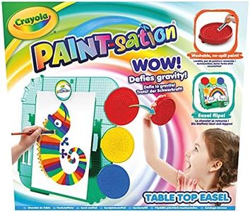 CRAYOLA Paint-Sation: Table Top Easel | No-Spill Painting Kit | Ideal for Kids Aged 3+