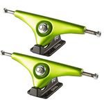 Gullwing Longboard Trucks Charger Reverse Kingpin Lime 9" Axle (Pair)