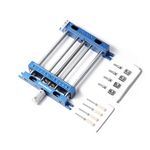 Genmitsu Upgrade Aluminum Bench Vise Clamp, High-Precision CNC Router Clamp for Unique Shaped Woodworking & Metalworking Milling Project, Size 23.8 x 16.8 x 4.1cm, Clamping Range 0-14.5cm
