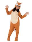 Smiffys Fox Costume, Orange with Hooded Jumpsuit & Tail, Children's Animal Fancy Dress, Animal Dress Up Costumes