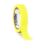 Gaffer Power Labeling Tape | Fluorescent Yellow | Clean Removable Adhesive Tape | Console Tape for Light Control Board, DJ Mixing Board, Audio Mixer | 1In x20Yds