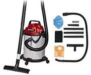 Einhell TC-VC 1815 S Wet And Dry Vacuum Cleaner | 1250W, 15L Stainless Steel Tank | Wet-Dry Vacuum With Blow Function For Car, Garage, Workshop, Home / Artificial Grass Vac