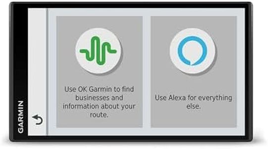 Garmin DriveSmart 65 with Amazon Alexa, Built-in Voice-Controlled GPS Navigator with 6.95” High-Res Display