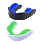 DRANGE Warrior MouthGuards, Sports Gumshield for Boxing, MMA , karate, taekwondo, Football, Basketball, Hockey, Jiu Jitsu, Adult & Youth Mouth Guard, Works w/Braces Mouth Guard Gum Shield (COLOR MAY VARY)