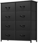 DWVO Dresser for Bedroom, Fabric Dresser with 8 Drawers, Tall Dresser, Chest of Drawers for Closet, Living Room