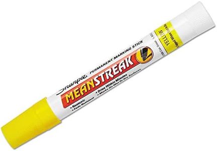 6 Pack Mean Streak Marking Stick, Broad Tip, Yellow by SANFORD INK (Catalog Category: Paper, Pens & Desk Supplies / Markers)