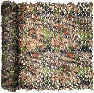 FullLit Camo Netting, Camouflage Netting, 20ft×20ft Hunting Blind Camo Net, Army Party Decorations, Sunshade Fence Nets, Camo Mesh, Great for Camping, Shooting, Car Cover, Outdoor