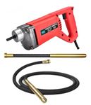 KROST Concrete Vibrator 1150W Extensive 35 mm Drill Needle 13000 Vibrations per Minute (Tool +1.5m+2m Needle)