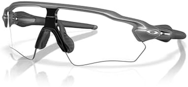 Oakley OO9510 Radar EV S Path Sunglasses, Steel/Clear Photochromic 50% Iridium, 0 mm