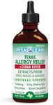 TexaClear Texas + Cedar Fever Homeopathic Allergy Drops + Drainage Remedies - All Season Relief for All Zones - 1oz (4oz)