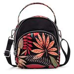 LaRechor Small Crossbody Bag Convertible Womens Bag with 2 Straps Patterned Cross Body Shoulder Bags with Handle