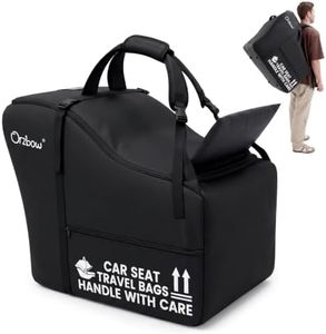 Orzbow Infant Car Seat Travel Backpack Bag Fit Carseat & Anti-Rebound Base