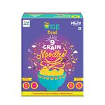 The Wise Food Co 9-Grain Noodles | No Maida | Low-Gi Supergrains | No Chemicals, Artificial Flavours Or Preservatives | Ragi, Jowar, Bajra And Other Millets, No Artificial Flavours, 9 Gm