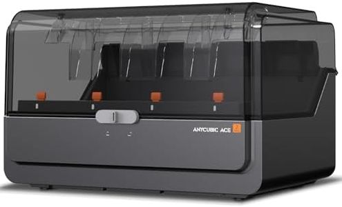 Anycubic ACE 2 Pro 3D Printer Filament Dryer Box, Compatible with Anycubic Kobra S1 and Kobra X,Multicolor Printing with 65°C Active Drying & 4 Brushless Motors, Auto-Resume & Runout Detection