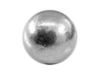 Karizma Jewels Solid Pure Silver Full Round Ball Goli 9mm for Astrological and lal kitab remedy