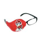 Kids and Adults Orthoptic Eye Patch For Amblyopia Lazy Eye Occlusion Therapy Treatment Marshal Paw Patrol Design (Red, Right Eye to be covered)