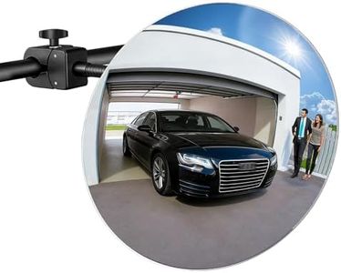 Nanningo 17.3 in Acrylic Convex Security Mirror, Clamp Mount