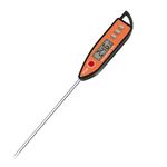 TAKSHO Cooking Thermometer, Meat Thermometer, Instant Read Food Digital Food Thermometer with Auto-Off LCD Screen, for Meat, Grill, Barbecue, Sugar, Home, Milk & Water - Pack of 1