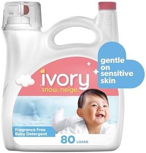 Ivory Snow Unscented Baby Liquid Laundry Detergent, Hypoallergenic, For Sensitive Skin, 80 loads, 3.1L