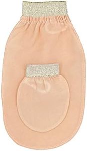 Feel Fine Peeling-Handschuhe und Handschuhe aus 100% Seide, für Gesicht und Körper, Duschhandschuh, Bräunungsentferner, Peeling, Badehandschuh für Damen, Herren, Dusche, Hammam, Spa von Feel Fine