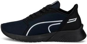 PUMA Women's Remedie Metallic Training Shoe, Black/Metallic Silver, US 8