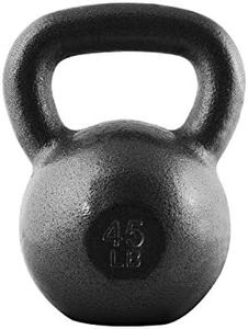 Cap Barbell Kettlebell en Fonte, Noir, Noir