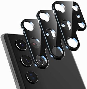 Diruite 3 Pack Compatible con Samsung Galaxy S22 Ultra 5G Cámara Lente Protector, HD Vidrio Templado Cámara Lente Protector para Samsung Galaxy S22 Ultra 5G Protector [Resistencia al Rayado]