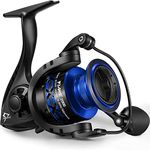 Piscifun Flame Spinning Reels Light Weight Ultra Smooth Powerful Spinning Fishing Reels Blue 2000 Series