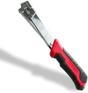 Barbarossa Heavy Duty Hammer Tacker - Professional Staple Gun for Roofing, Insulation, and Upholstery Projects