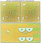 VASP Electronics TDA7294 100 Watt Audio Amplifier PCB board 2 Pieces with 1 Power Supply Rectifier PCB for Home Stereo and DIY projects