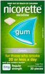 Nicorette Quit Smoking Regular Strength Nicotine Gum Classic 30 Pack