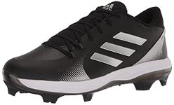 adidas Women's Purehustle 2 TPU Baseball Shoe, Black/White/White, 8